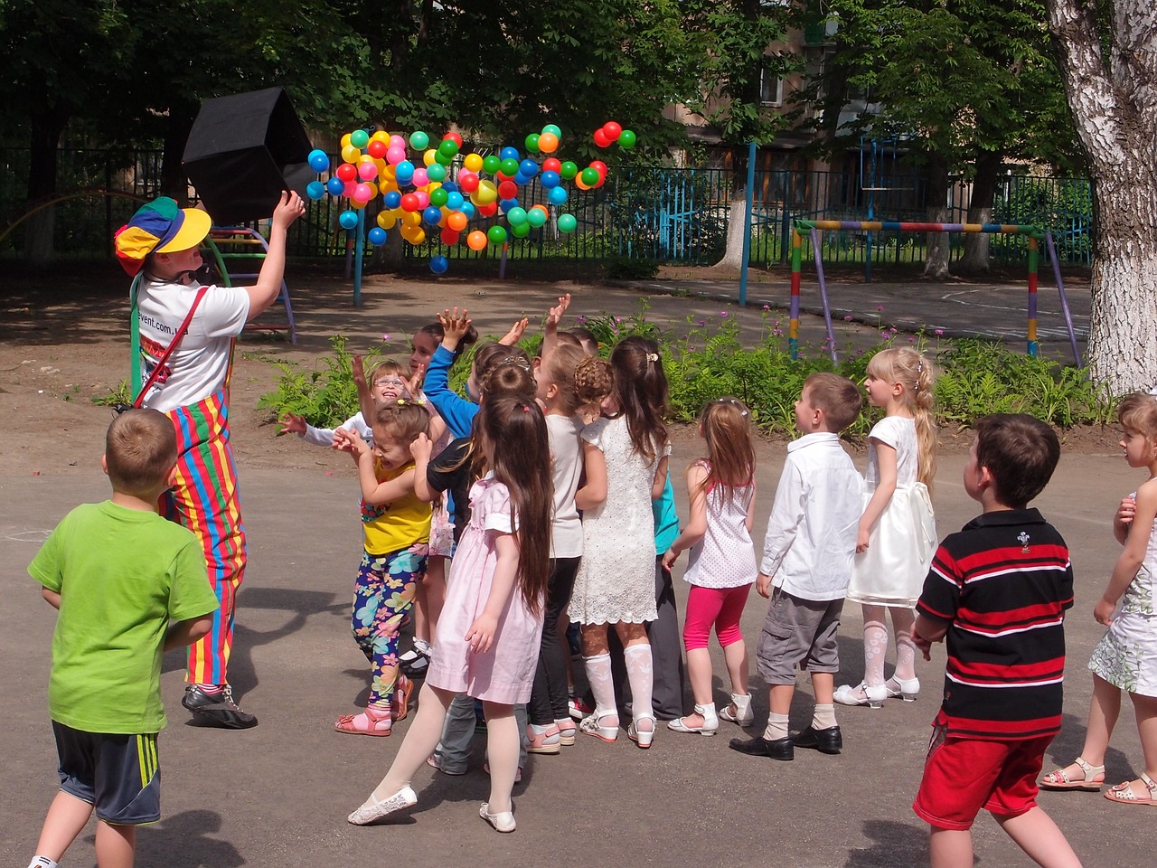 pre-k fun kids in park